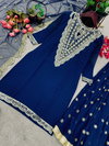 NSR 784 Faux Georgette With Embroidery Palazzo Readymade Suits Wholesale Online
